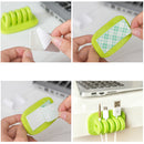 Blue-Cord USB Cable Clip Holder Tie Desktop Organizer Manage Fixture Self-adhesive Durable Quality Handy