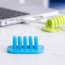 Green-Cord USB Cable Clip Holder Tie Desktop Organizer Manage Fixture Self-adhesive Durable Quality Handy