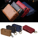 Detachable Wallet Flip Card Case Cover ID Card Money Storage Stand Cover COMPATIBLE FOR IPhone 6 plus/6S plus iPhone Lovers Gift Blue