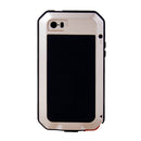 Dustproof Waterproof Shockproof Aluminum Cover Dust Scratch Shock Protection Case COMPATIBLE FOR iPhone 5/5S Cellphones -Golden