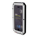 Dustproof Waterproof Shockproof Aluminum Cover Dust Scratch Shock Protection Case COMPATIBLE FOR iPhone 5/5S Cellphones-Silver