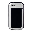 Dustproof Waterproof Shockproof Aluminum Cover Dust Scratch Shock Protection Case COMPATIBLE FOR iPhone 5/5S Cellphones-Silver