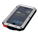Dustproof Waterproof Shockproof Aluminum Cover Dust Scratch Shock Protection Case COMPATIBLE FOR iPhone 5/5S Cellphones-Silver