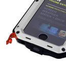 Dustproof Waterproof Shockproof Aluminum Cover Dust Scratch Shock Protection Case COMPATIBLE FOR iPhone 5/5S Cellphones-Silver