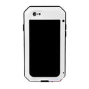 Fashionable Design Dustproof Waterproof Shockproof Aluminum Cover Case COMPATIBLE FOR IPhone 6 plus/6s plus Protection White