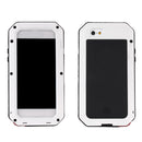 Fashionable Design Dustproof Waterproof Shockproof Aluminum Cover Case COMPATIBLE FOR IPhone 6 plus/6s plus Protection White