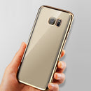 Fashionable Shockproof Scratchproof Easy Installation Cover Case Protector COMPATIBLE FOR Samsung Galaxy S7 Edge Gold