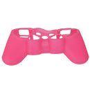 Luminous Silicone Case Protect Skin Cover For Playstation PS3 Controller Red