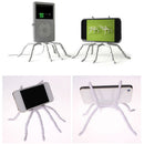 Portable Spider Flexible Cell Mobile Phone Holder hanging Mount and Stand for iPod iPhone 4/4S/5/5S/6 Samsung Galaxy Andriod MP4 Blue
