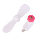 Generic Mini Micro USB Mobile Phone Electric Fan For Android Phone Samsung HTC LG