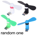 Generic 2 in 1 Portable Android Phone Notebook Laptop PC Mute USB Cooling Mini Fan