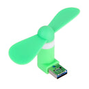 Generic 2 in 1 Portable Android Phone Notebook Laptop PC Mute USB Cooling Mini Fan