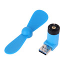 Generic 2 in 1 Portable Android Phone Notebook Laptop PC Mute USB Cooling Mini Fan
