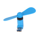 Generic 2 in 1 Portable Android Phone Notebook Laptop PC Mute USB Cooling Mini Fan