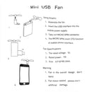 Generic 2 in 1 Portable Android Phone Notebook Laptop PC Mute USB Cooling Mini Fan