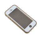 Waterproof Convenient Phone Case Cover Protector Screen Compatible For iPhone 5 5S Clear Gold