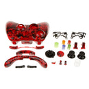 Protective Case Shell Button Kit for Xbox 360 Controller-Grave Red Skull Perfect Fit Antiscratch Shockproof