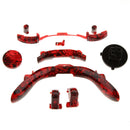 Protective Case Shell Button Kit for Xbox 360 Controller-Grave Red Skull Perfect Fit Antiscratch Shockproof