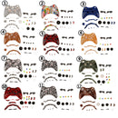 Protective Case Shell Button Kit for Xbox 360 Controller-Grave Red Skull Perfect Fit Antiscratch Shockproof