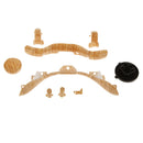 Replacement Case Shell Button Kit for Xbox 360 Controller-Light Wood Grain