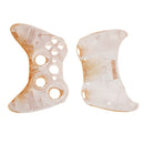 Replacement Case Shell Button Kit for Xbox 360 Controller-Light Wood Grain