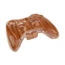 Replacement Case Shell Button Kit for Xbox 360 Controller-Dark Wood Grain