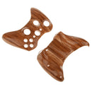 Replacement Case Shell Button Kit for Xbox 360 Controller-Dark Wood Grain
