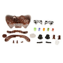 Protective Case Shell Button Kit for Xbox 360 Controller-Brown Leopard Perfect Fit Antiscratch Shockproof