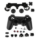 Black-Replacement Full Housing Shell Case Skin Mod Kit for PS3 Controller Full Access Protective