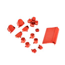 Red-Chrome Plating Buttons Housing and Touchpad for PS4 Controller Shell Protection Easy Install