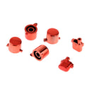 Red-Chrome Plating Buttons Housing and Touchpad for PS4 Controller Shell Protection Easy Install