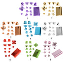 Red-Chrome Plating Buttons Housing and Touchpad for PS4 Controller Shell Protection Easy Install