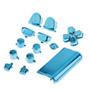 Blue-Chrome Plating Buttons Housing and Touchpad for PS4 Controller Shell Protection Easy Install Repair Kit Perfect Fit