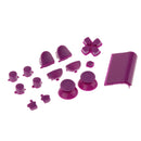 Purple-Full Button Set Replacement Mod Kit for Playstation PS4 Controller Repair Housing Video Game Accessories Perfectly Fit