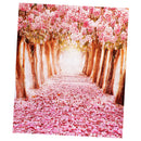 Generic 1.5m*2.2m Sakura Flower Road Studio Prop Photography Background Backdrop