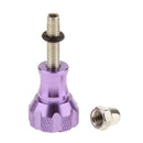 Purple-Aluminum Stainless Thumb Knob Bolt Nut Screw Set for GoPro Hero3+/3/2/1 Camera Accessories Fastening Easy Install