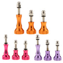 Gold-Aluminum Stainless Thumb Knob Bolt Nut Screw Set for GoPro Hero3+/3/2/1 Camera Accessories Fastening Easy Install