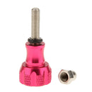 Rose Red-Aluminum Stainless Thumb Knob Bolt Nut Screw Set for GoPro Hero3+/3/2/1 Camera Accessories Fastening Easy Install