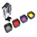 Underwater Diving Lens UV Filter Converter for GoPro Hero 4/3+ -Purple