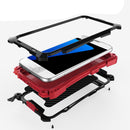 Protective Touch Phone Case Cover Tempered Glass COMPATIBLE FOR Samsung Galaxy S7 Black + Red