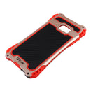 Protective Touch Phone Case Cover Tempered Glass COMPATIBLE FOR Samsung Galaxy S7 Black + Red + Gold