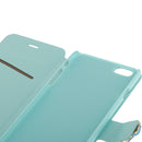 Fashionable Anti-Scratch Anti-Dust Flip Cover Wallet Card Magnetic Case Cover COMPATIBLE FOR iPhone 6 /6s Blue