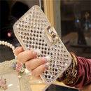Luxury Bling Bowknot Crystal Diamond Wallet Flip Case Cover For Samsung S6