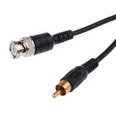 Generic BNC Male to RCA Plug Cable Wire AV TV Video Camera Adapter Connector Jack