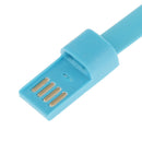 High Transmission Speed Portable Charging Data Cable Cord Connector COMPATIBLE FOR Android Phone Blue