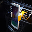 360 Degree Rotation GPS Cell Phone Smart Phone Tablet Holder Stand Organizer Mount For Bicycle Car Yellow