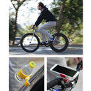 360 Degree Rotation GPS Cell Phone Smart Phone Tablet Holder Stand Organizer Mount For Bicycle Car Yellow