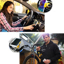 360 Degree Rotation GPS Cell Phone Smart Phone Tablet Holder Stand Organizer Mount For Bicycle Car Yellow