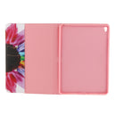 Portable Waterproof Dustproof PU Leather Flower Pattern Protective Case Cover FIT FOR IPad 7