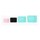 Fashionable Zippered Side Pocket Charms Laptop Storage Holder Sleeve Case Bag COMPATIBLE FOR MacBook Pro 15.6 Inch Pink